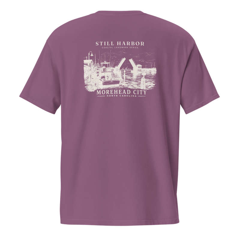 Morehead Working Waterfront Pocket Tee graphic tee