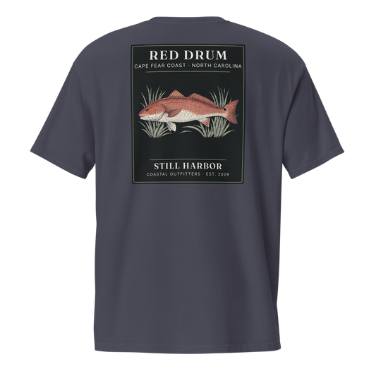 Red Drum Field Guide Pocket Tee