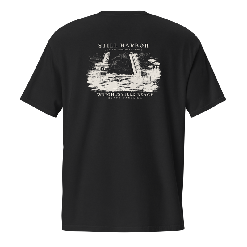 Wrightsville Waterline Pocket Tee graphic tee